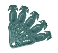 Nova Safety Cutter Tool, Safety Box Cutter Knife, Ergonomic Film Cutting Blade, Box, Strap, Carton, Package, Envelope and Letter Opener (Green, 5 pcs)