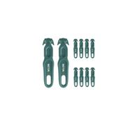 Nova Safety Cutter Tool, Safety Box Cutter Knife, Ergonomic Film Cutting Blade, Box, Strap, Carton, Package, Envelope and Letter Opener (Green, 10 pc