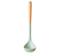 Nova Sage Green Silicone Head Ladle With Round Wood Handle