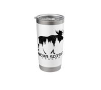 Nova Scotia Canada Vintage Moose Souvenir Stainless Steel Insulated Tumbler