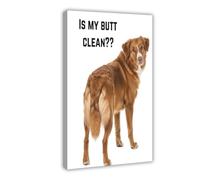 Nova Scotia Duck Toller Bathroom Art Canvas Poster Bedroom Decor Landscape Office Room Decor Gift 16x24inch(40x60cm)