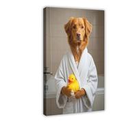 Nova Scotia Duck Toller Retriever Bathroom Art Canvas Poster Bedroom Decor Landscape Office Room Decor Gift 20x30inch(50x75cm)