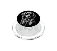 Nova Scotia Duck Tolling Retriever Drinking Iced Coffee Dog PopSockets PopGrip for MagSafe