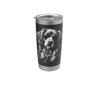 Nova Scotia Duck Tolling Retriever Drinking Iced Coffee Dog Stainless Steel Insulated Tumbler