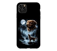 Nova Scotia Duck Tolling Retriever Howling to the Moon 90's Case for iPhone 11 Pro Max