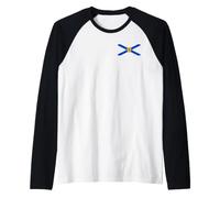 NOVA Scotia Flag Canada NEW Scotland Saltire Raglan Baseball Tee
