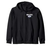 NOVA SCOTIA FLAG CANADA NEW SCOTLAND SALTIRE Zip Hoodie