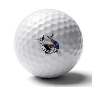 Nova Scotia Flag Fish Fishing Fashion Golf Balls Accessories for Men Women Funny Graphic Golf Ball