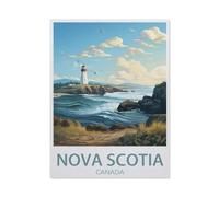 Nova Scotia Kanada, ，Jigsaw Puzzles for Adults 1000 Piece, Classic Puzzle Teens Boys Girls Puzzles Sturdy Tight Fitting Pieces,Letters On Back for Ideal Challenging and Gift（38x52CM）-AM70