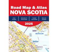 Nova Scotia Road Map - Nova Scotia Road Atlas - Road Map of Nova Scotia Canada