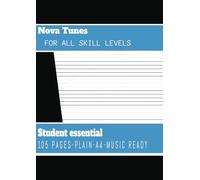 Nova Tunes: 105 Pages of Plain Sheet Music - A4 - 75 Staves on Each Page.