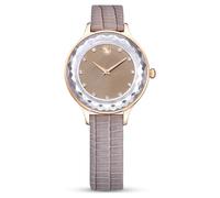Swarovski Octea Nova Ladies Rose Gold-Tone Taupe Watch 5649999