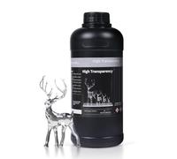 NOVA3D 3D Printer Resin Ultra-Clear 405nm Rapid Curing Resin Designed for Monochrome LCD 3D Printing Photopolymer Resin (500g)