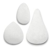 NOVABRAND Intimate Feminine Line Concealer Reusable Self Adhesive Pad Silicone/Velvet for Leggings Yoga Pant Bikini 3 Pack, Clear, S