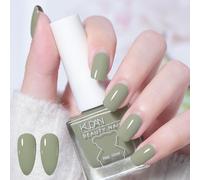NovaCharm Fresh Nail Polish, Sage Green, Long Lasting and Chip Resistant Nail Polish, Quick Dry Nail Gel for Mani