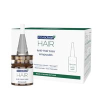 Novaclear Anti-Hair Loss Ampoules 15 x 5 ML - Intensive Hairfall Treatment with Baicapil™, Rosemary, Saw Palmetto, Burdock & Nettle Extracts - Reduces Hair Loss & Boosts Density - Non-Sticky Formula