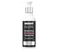 Novaclear Gluta White Plus Intimate Wash Gel - Brightening Cleanser for Sensitive Areas with Glutathione, Alpha Arbutin, Prebiotic & Lactic Acid - Gently Evens Skin Tone & Maintains pH - 200 ML