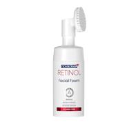 Novaclear Retinol Facial Foam Cleanser - Anti-Aging Face Wash with Retinol, Arnica Extract & Licorice - Silicone Brush for Deep Cleansing, Exfoliation & Microcirculation - For Mature Skin - 100 ML