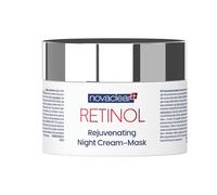 Novaclear Retinol Night Cream Mask with Retinol, Squalane, Caviar Extract and Vitamin E for Deep Nourishment, Firmness and Radiance Boost for Mature Skin - 50 ML