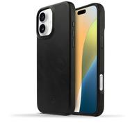 NOVADA Genuine Leather Case for iPhone 16 Plus - Compatible with MagSafe - Black