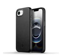 NOVADA Genuine Leather Case for iPhone 16e - Compatible with MagSafe - Black