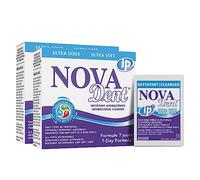 Novadent Dentures Cleaner - For Denture on implants, Denture soft liner and Orthodontic appliance without soldering - 6 Months (26 sachets)