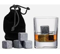 NOVAEASE 9x Whiskey Stones Gift Set | Keep Drinks Cold Whiskey Scotch Soft Drinks Chilled | Perfect for Christmas Stocking Filler Birthday Gifts for Men, Father | 9PCS Whiskey Stone