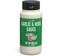 Novaease Garlic & Herb Sauce Dip or Drizzle 930ml, Creamy Saucy Delicious Garlic Herb Sauce for Pizza, Kebab, Burgers, Fries, Salad, Sandwiches