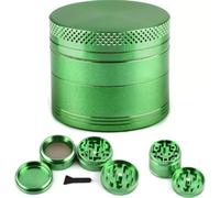 Novaease Green Herb Grinder, Grinder for Dry Herb Portable Zinc Alloy Metal Grinders