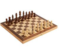NOVAEASE Large Wood Chess Set Chessboard Set Chess Pieces Board Adults Play Set 30 x 30cm, Wooden Chess