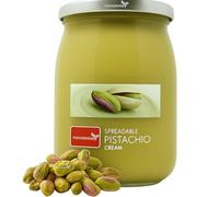 Novaease Pistachio Cream 600g, Creamy Luxurious Pistachio Perfect for Desserts, Snacks, Chocolates Spread, Dubai Chocolate Inspired, Made in Italy, Sicilian Pista Flavour