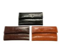 Novaease Premium Tobacco Pouch Faux Leather, Portable Tobacco Bag, 3 Layers Cigarette Pouch for Tobacco, Case Bag for Rolling Tobacco, Gift for him, Father, Dad, Husband, Boyfriend (Tan)