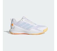 adidas Women's Novaflight 2 Indoor Shoes, FTWR White/Crystal Sky/Ice Tangerine, 3.5 UK