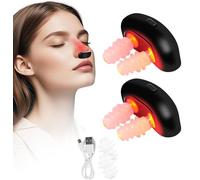 Novaflow Red Light Nasal, Cleriva Red Light Therapy Nose, Nova Flow Therapy, Physiotherapy Nasal Soothing Device, Portable USB Rechargeable (2Pcs)