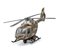 NOVAFUSION Kids Helicopter Toy Diecast Military Helicopter Model Kit,Pull Back Toy Helicopter with Lights and Sound,Toy Airplane with Rotatable Propeller,Helicopter Toys for Boys Age 4-7（ArmyGreen）