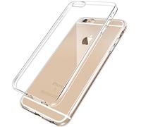 Novago Compatible with iPhone 6 Plus, iPhone 6S Plus Shatterproof Transparent Soft Gel Case (1 Case, Transparent)