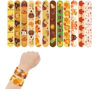 NovaHance 48 PCS Thanksgiving Slap Bracelets