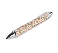 Novaj Cute Mushroom Pattern Ballpoint Pen Retractable Writing Ball Pens for Home Office 1 PCS
