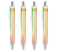 Novaj Multiplication Square Ball Pen Smooth Writing Black Ink Ball Point Pen for Office School