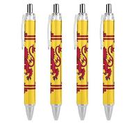 Novaj Scotland Scottish Rampant Lion Ballpoint Pens Retractable Comfortable Writing Pens Gift for Office Supplies
