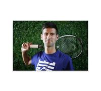 Novak Djokovic Classic Moves Poster Decorative Painting Canvas Wall Art Living Rooms Bedroom Painting 08x12inch(20x30cm)