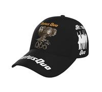 Novalette Unisex Status Sport Baseball Cap Black Quo Dad Cap Baseball Hats Adjustable Women Men Teens Summer Sun Visor Hat for Fans Merch Gift