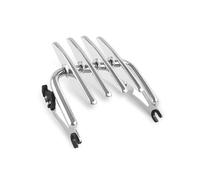 NOVALLA AAA Autos Detachable Stealth Luggage Rack Compatible for Harley Touring Street Glide Road King Electra Glide 2009-2024 (Chrome)