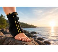 NOVAMED Ankle Pad with Silicone Support Targeted Pain Relief and Stabilization for Ankle Traumas Model: 3300