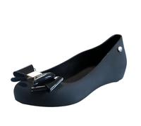 NovaNest Women’s Jelly Shoes - Peep Toe and Closed Toe, UK Sizes 3-7.5, Free Pack of 3 Knee-High Ivachy Bow Socks, Stylish, Flexible & Water-Resistant Flats