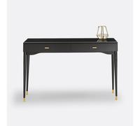 Novani Console Table with 2 Drawers Black