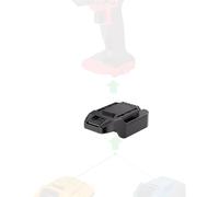 NovaQuantic - Adapter for DeWalt & Hercules 20 V batteries to power supply for Bauer 20 V tools without charge, black, 1 x adapter only