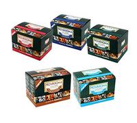 Novarese Zuccheri Mix 250 Flavoured Sugar Sachets: 50 Cocoa, 50 Anise, 50 Vanilla, 50 Hazelnut and 50 Amaretto