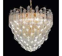 Novaresi Gold-plated hanging light Pioggia, 55 cm Diameter