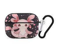 Novastar Compatible with Airpods Pro 2nd Generation Case Cover - Cute Case Compatible with Airpods Pro Case Cover, Cute Axolotl Flower Blossoms Case Compatible with Airpods Pro 2 Case